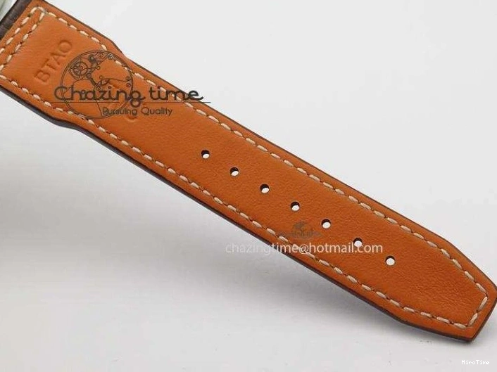 MIROTIME 0113 Youthful 2016 Pilot Chrono SS IW377719 ZF Best Edition On Brown Leather Strap A 7291